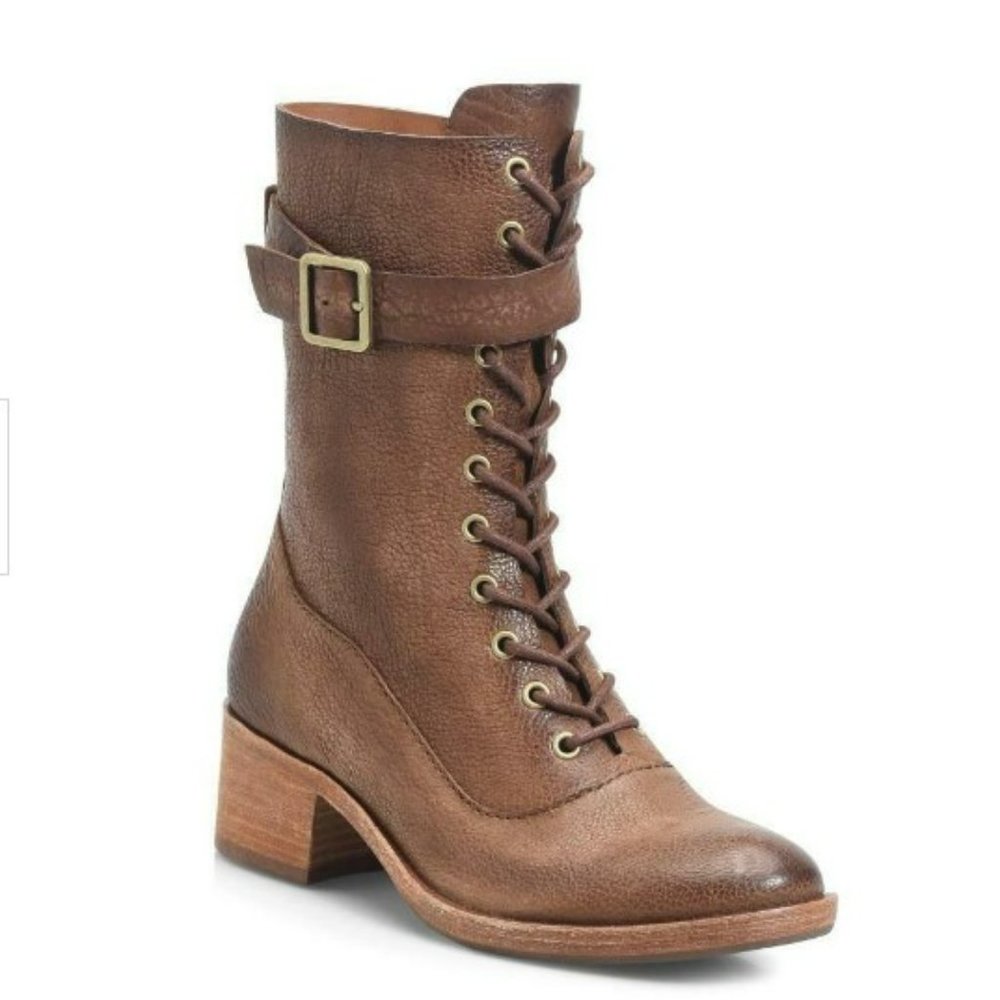 Kork-Ease Mona Lace-Up Women's Boots, Size 9 - Light Scuffing